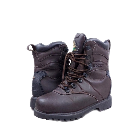 Rocky Shoes - Rocky Sport 600g Insulated Waterproof Leather Lace Up Boots Men 4 Women 6 New!